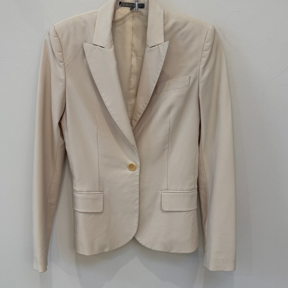 Theory Classic Beige Blazer